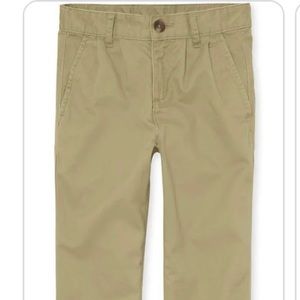 Children’s Place Boy’s Uniform Pleated Chino Pants - SET OF TWO